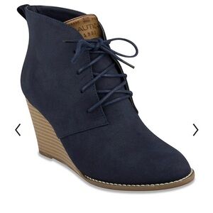 • Nautica • Blue Wedge Shoes